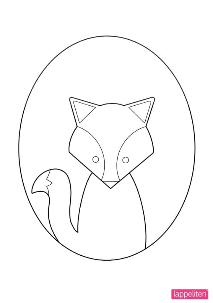 Fargeleggingsark med rev