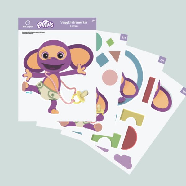 Fantus wallsticker samlet