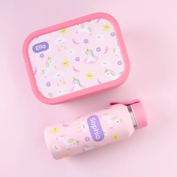 Matboks og drikkeflaske