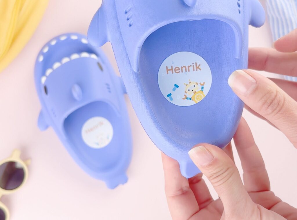 Slik bruker du navnelapper barn 4