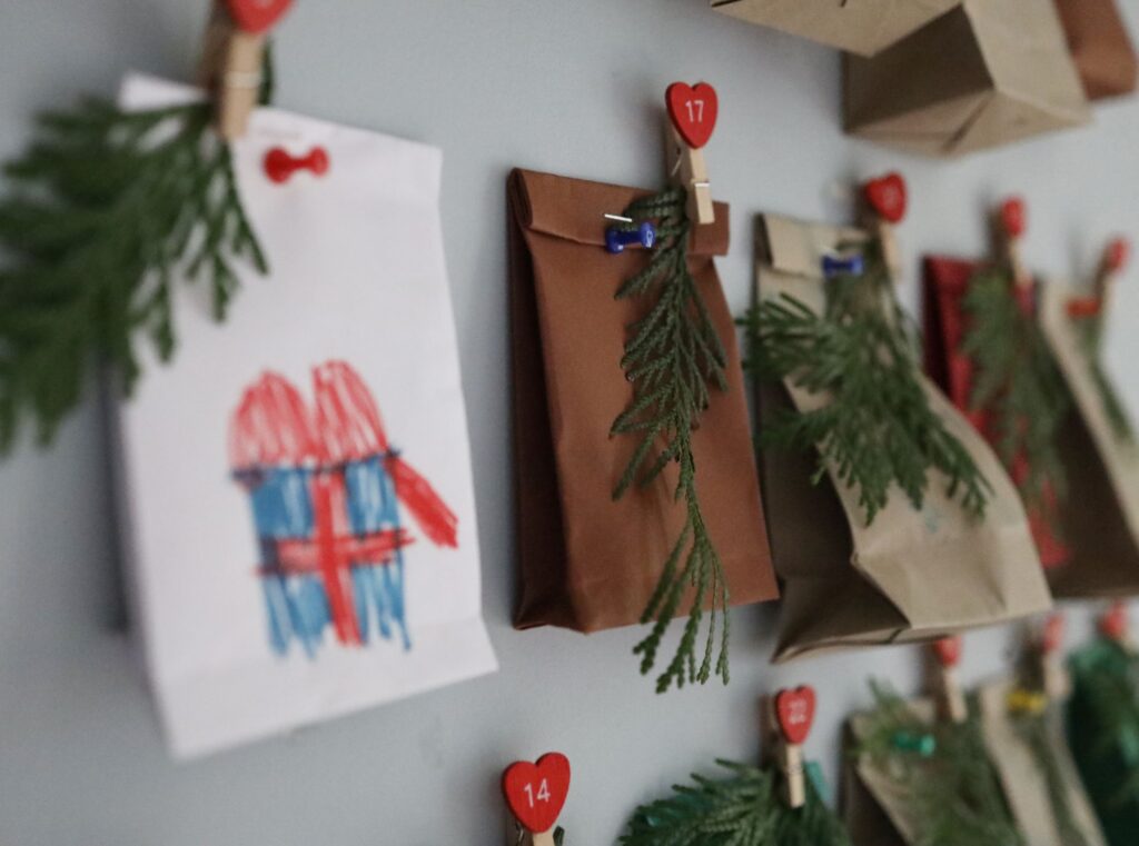 Slik lager du julekalenderen selv 2 Slik lager du julekalenderen selv 3